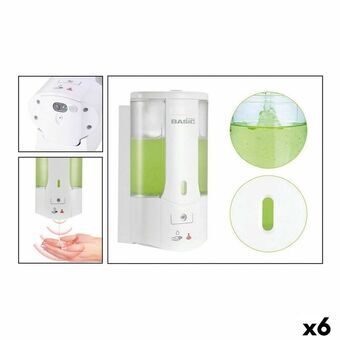 Zeepdispenser Basic Home Elektrisch Voor aan de muur 400 ml (6 Stuks)