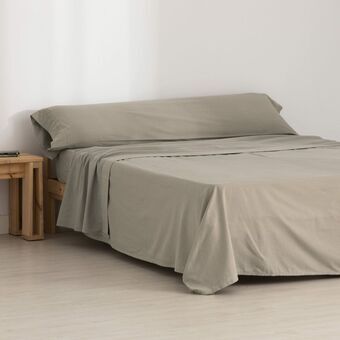 Set beddengoed SG Hogar Taupe Bed van 135 Franela