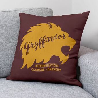 Kussenhoes Harry Potter Gryffindor Values Bordeaux 50 x 50 cm