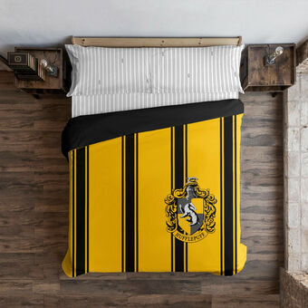 Noorse hoes Harry Potter Hufflepuff Geel Zwart 220 x 220 cm Bed van 135/140