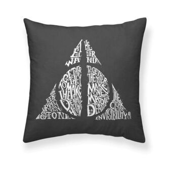 Kussenhoes Harry Potter Dealthy Hallows Zwart 50 x 50 cm