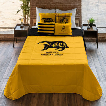 Quilt Harry Potter Hufflepuff Multicolour 250 g/m² 235 x 270 cm 235 x 4 x 270 cm Bed van 135