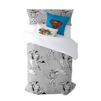 Noorse hoes Superman Superman Grijs 220 x 220 cm