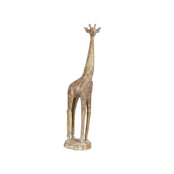 Decoratieve figuren Romimex Beige Polyresin Giraf 19 x 69 x 13 cm