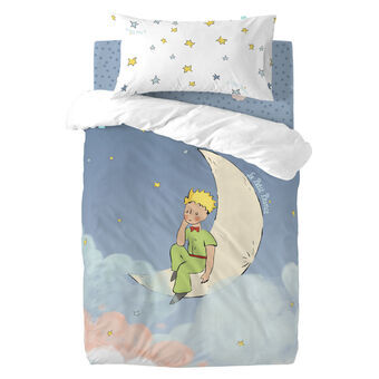 Dekbedovertrek set HappyFriday Le Petit Prince La Lune Multicolour Wieg voor baby\'s 2 Onderdelen