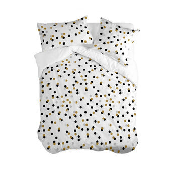 Noorse hoes HappyFriday Blanc Golden dots Multicolour 155 x 220 cm