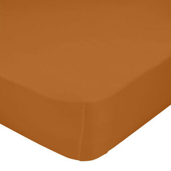 Onderlaken HappyFriday BASIC Terra cotta 200 x 200 x 32 cm