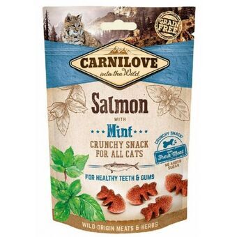 Snack for Cats Carnilove 50 g Snoepgoed Munt Zalm Vis