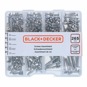 Schroevenkit Black & Decker Torx 265 Onderdelen