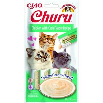 Snack for Cats Inaba Churu 4 x 14 g Krab Kip