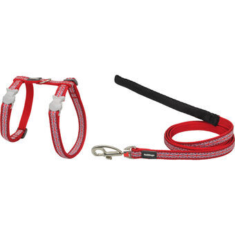 Hondentuigje Red Dingo Union Jack 21-35 cm Rood