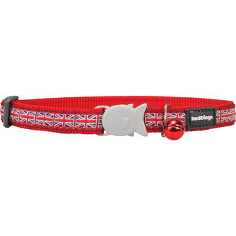 Hondenhalsband Red Dingo STYLE UNION JACK FLAG 15 mm x 24-36 cm