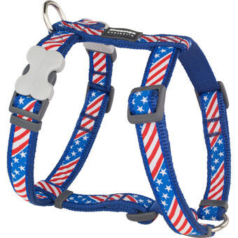 Hondentuigje Red Dingo US Flag 25-39 cm Rood Blauw