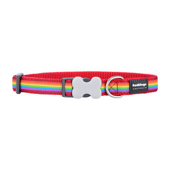 Hondenhalsband Red Dingo Rainbow 20-32 cm Multicolour