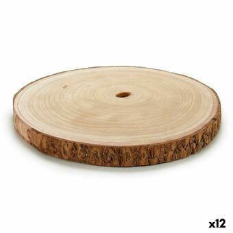 Decoratieve boomstam Bruin 30 x 2 x 30 cm (12 Stuks)