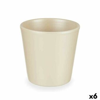 Bloempot Ø 17 cm champagne (6 Stuks)