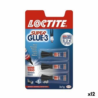 Secondenlijm Loctite Super Glue-3 Mini (12 Stuks)