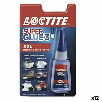 Secondenlijm Loctite Super Glue-3 XXL 20 g (12 Stuks)