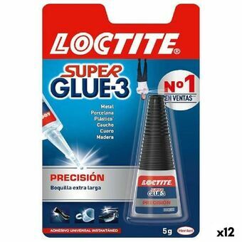 Secondenlijm Loctite Super Glue-3 Precision 5 g (12 Stuks)