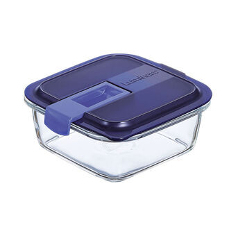 Hermetische Lunchtrommel Luminarc Easy Box Tweekleurig Glas (760 ml)