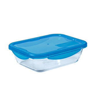 Hermetische Lunchtrommel Pyrex C&G Blauw Glas (800 ml)