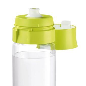 Fles met Koolstoffilter Brita Fill&Go Vital 600 ml Groen