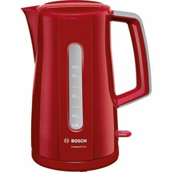 Waterkoker BOSCH TWK3A014 2400 W Rood Roestvrij staal Plastic/Roestvrij staal 2400 W 1,7 L 1,7 L