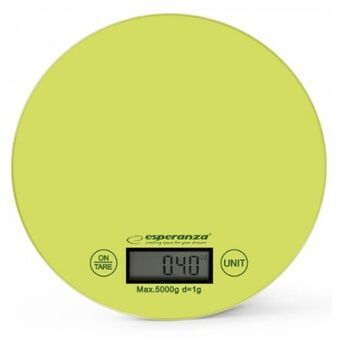 keukenweegschaal Esperanza EKS003G Groen 5 kg