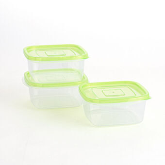 Set Lunchboxen Quid Refresh 3 Onderdelen Groen Plastic