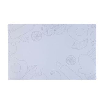 Placemat Versa Keuken Wit Polypropyleen 43 x 28 cm