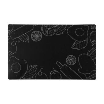 Placemat Versa Keuken Zwart Polypropyleen 43 x 28 cm