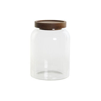 Tin DKD Home Decor Acacia Borosilicaatglas (11.5 x 11.5 x 16 cm) (1,25 L)