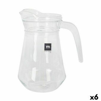 Kruik La Mediterránea Bar 1,3 L Glas (6 Stuks)