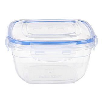 Set Lunchboxen Transparant Polypropyleen (14,5 x 8,5 x 14,5 cm) (900 ml) (6 pcs)