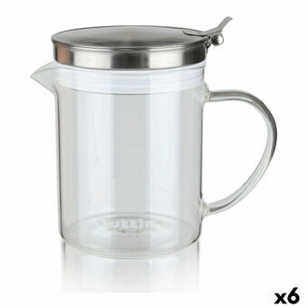 Flesje Quttin Borosilicaatglas Siliconen (6 Stuks)