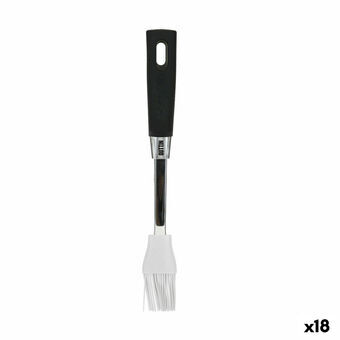 Siliconen Gebakskwast Quttin Foodie Zwart 28 x 4 cm 2 mm (18 Stuks)