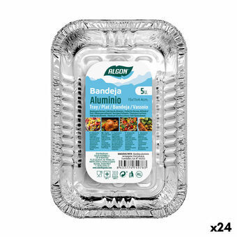 Set van trays Algon Rechthoekig 5 x 11 x 4,5 cm (24 Stuks)