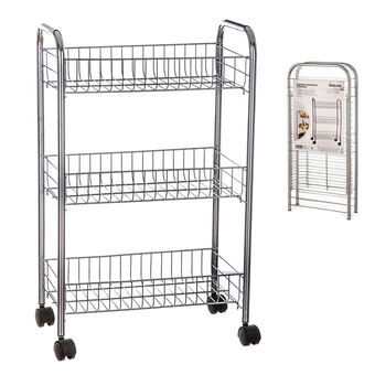 Groentetrolley Kozina Metaal 3 Planken 40 x 26 x 62 cm