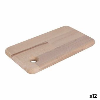 Snijplank Quttin Quttin Bruin Hout 27 x 15 cm (12 Stuks)