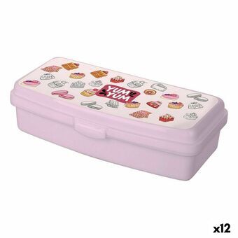 Lunchtrommel Titiz Multicolour 20,5 x 9,5 x 5,6 cm (12 Stuks)