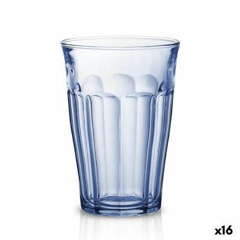 Glas Duralex Picardie Marineblauw 360 ml (16 Stuks)