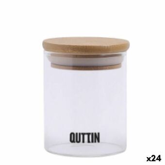 Transparante Glazen Kan Quttin    6,5 x 9 cm Siliconen 200 ml (24 Stuks)