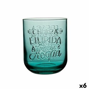 Glas Graphica Groen Glas 395 ml (6 Stuks)