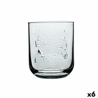 Glas Graphica Transparant Glas 395 ml (6 Stuks)