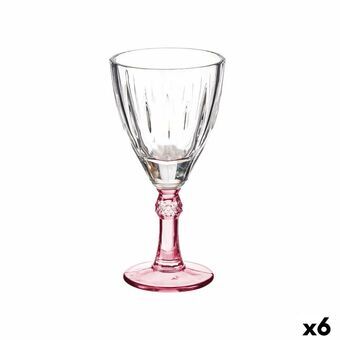 Wijnglas Kristal Roze 6 Stuks (275 ml)