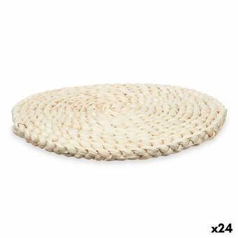 Placemat Natuurlijk Esparto 20 x 20 x 2 cm (24 Stuks)