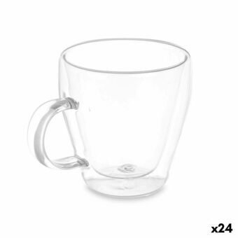 Mok Transparant Borosilicaatglas 270 ml (24 Stuks)