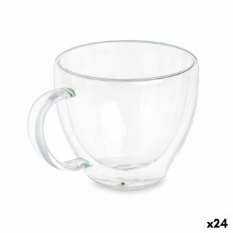 Kopp Transparant Borosilicaatglas 140 ml (24 Stuks)