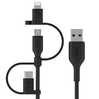 USB-kabel Belkin CAC001BT1MBK Zwart 1 m