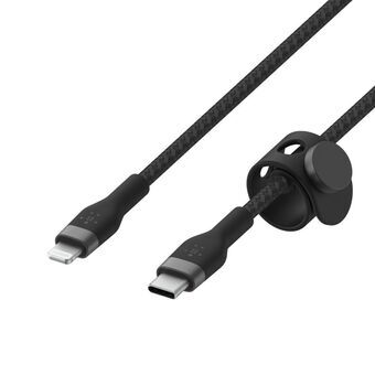 Kabel USB-C naar Lightning Belkin CAA011BT2MBK Zwart 2 m